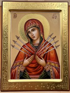 Богородица «Семистрельная» Образец 15 Черемхово