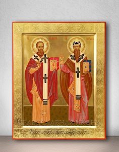 Икона «Афанасий и Кирилл, святители» Черемхово