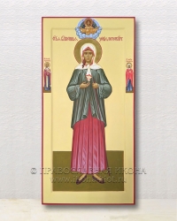 Мерная икона с предстоящими (с золочением нимба) Черемхово