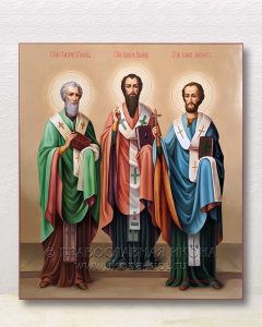 Икона «Василий Великий, Григорий Богослов и Иоанн Златоуст» Черемхово